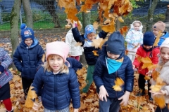 Jesień w parku - Słoneczka