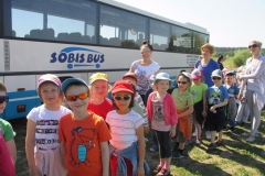 Wycieczka do Osady Traperskiej w Bolechówku grupa Promyczki i Aniołki - 11.05